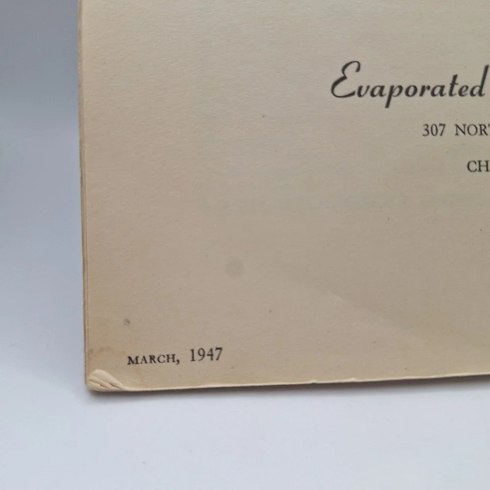 Quantity Recipes‎ for Quality Foods 1939 Evaporated Milk Association Cookbook